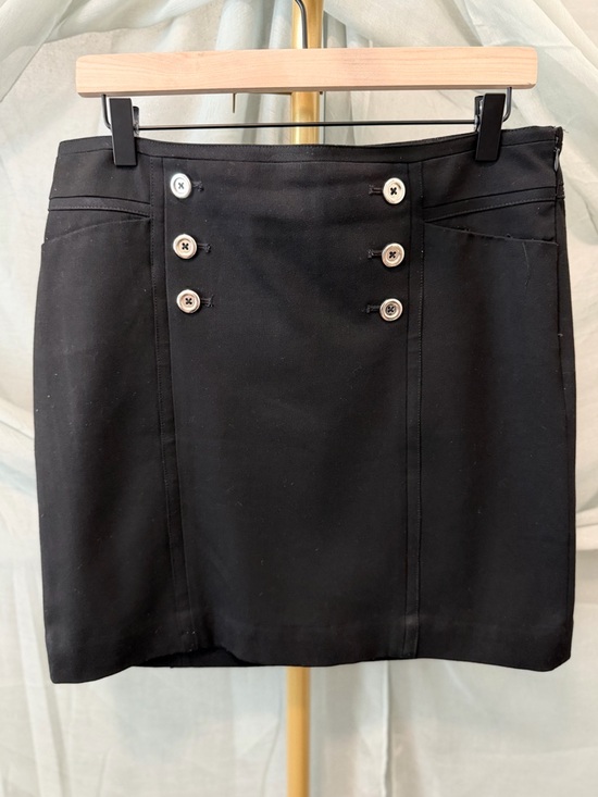 White House Black Market Dresses & Skirts - White House Black Market Black Double-Button Pencil Skirt